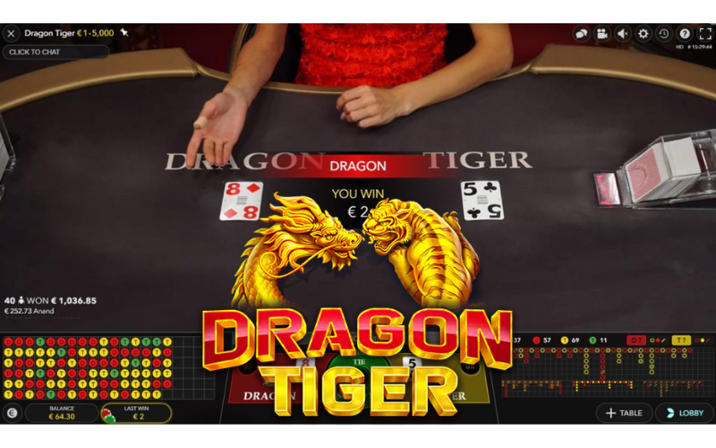 Dragon Tiger Live Casino body image